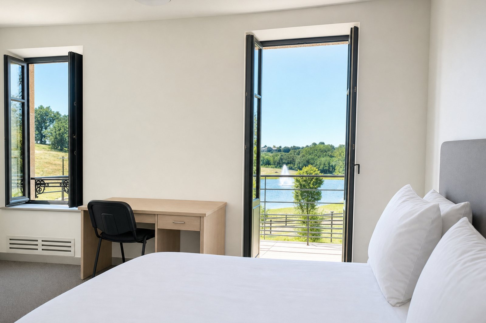 Chambre vue lac — avant