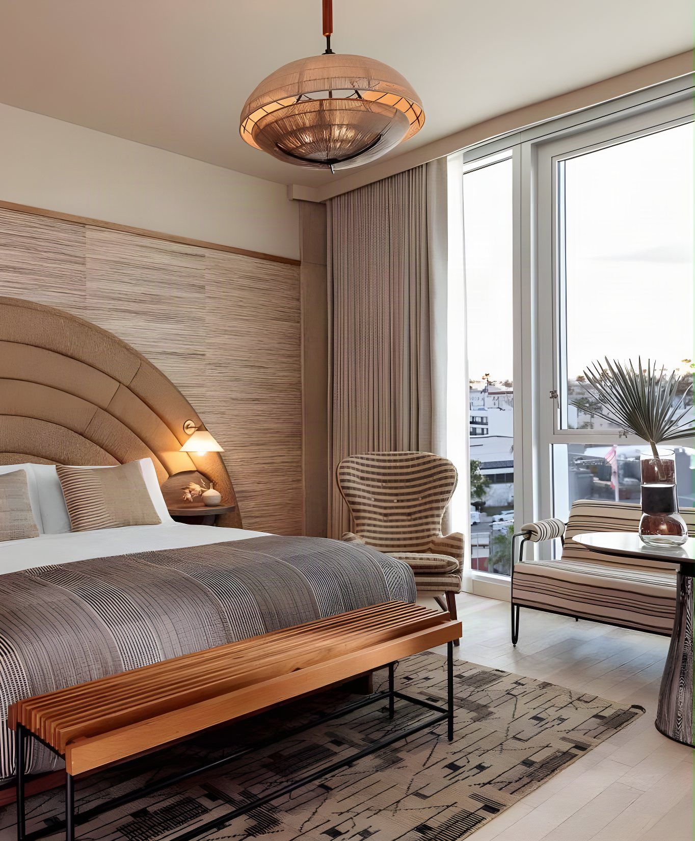 Chambre vue ville — après, habillée Maison Dino