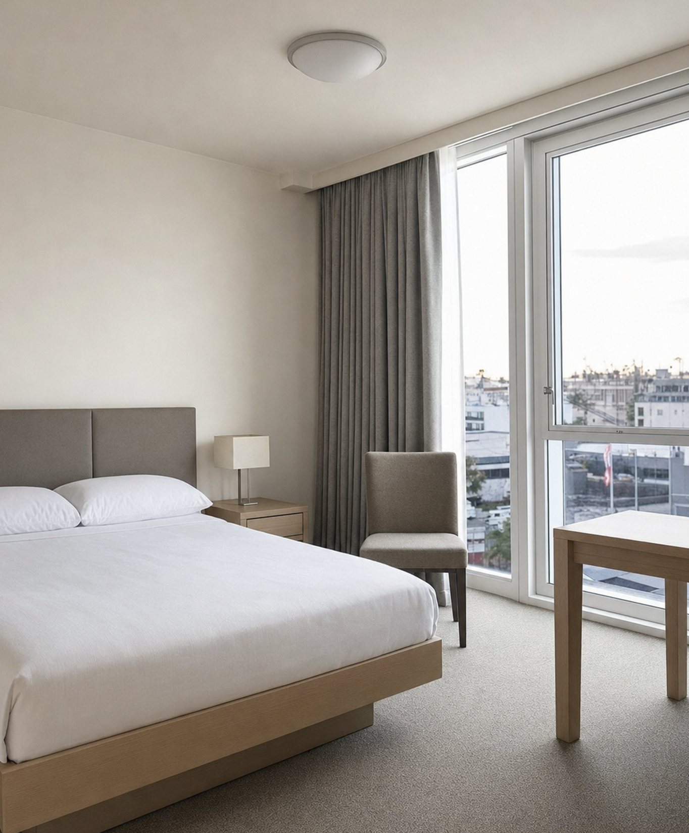 Chambre vue ville — avant